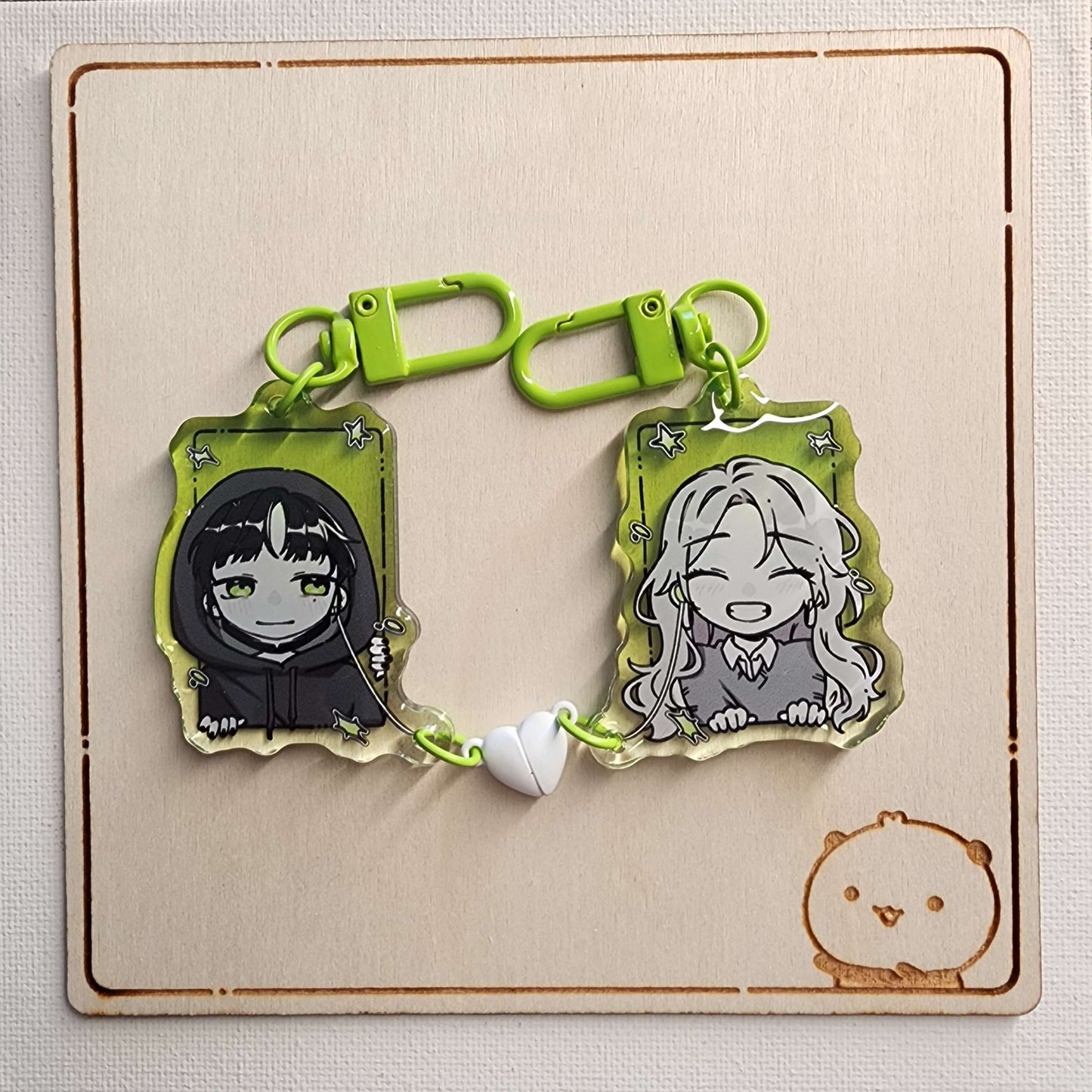 Charms┊The guy she was interested in wasn't a guy at all (aka green gays) Heart Magnet