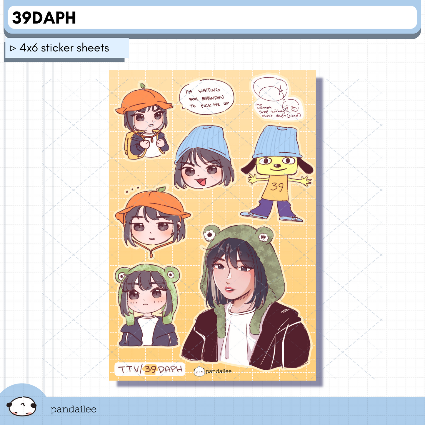 Sticker Sheet┊39daph