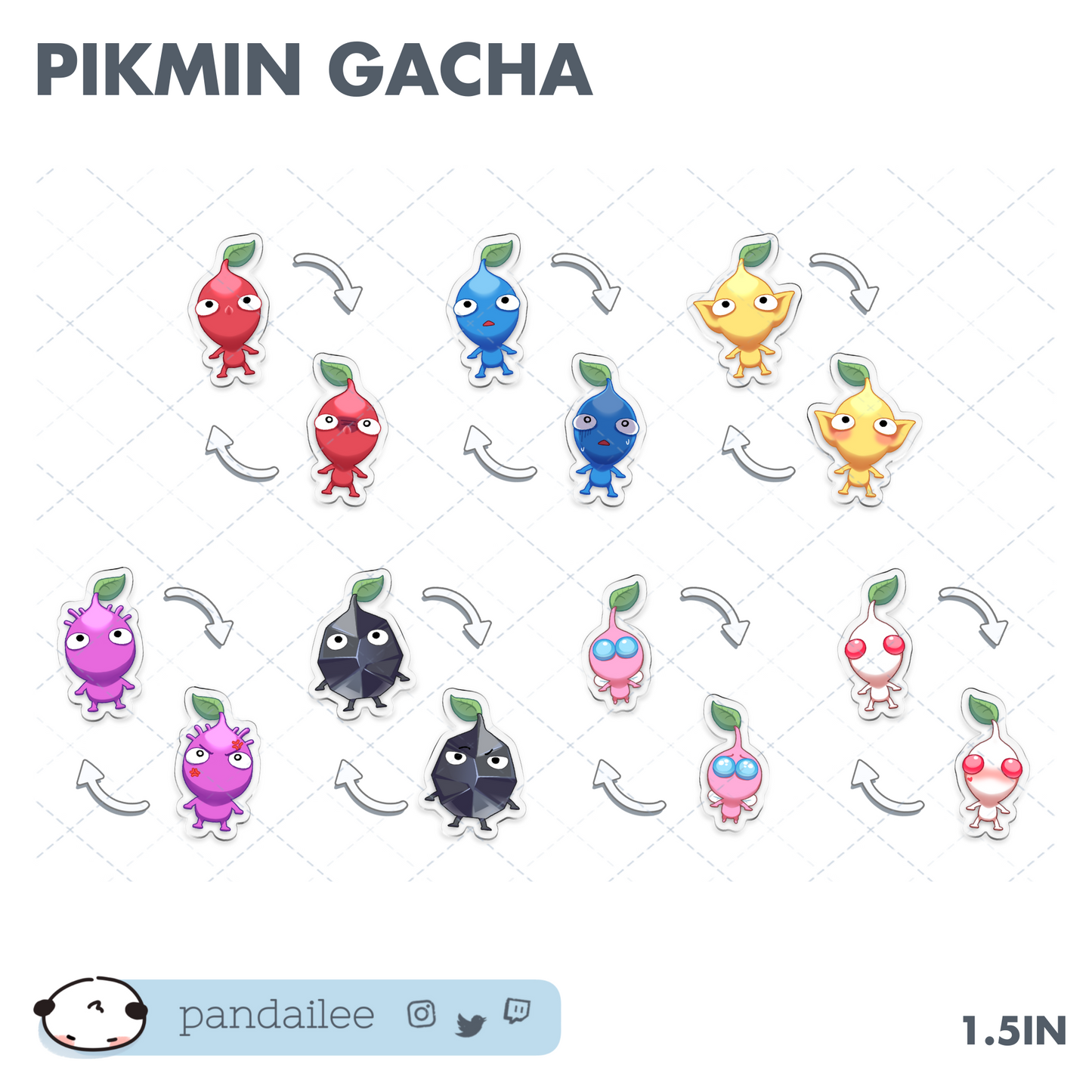 Gacha Charms┊Pikmin