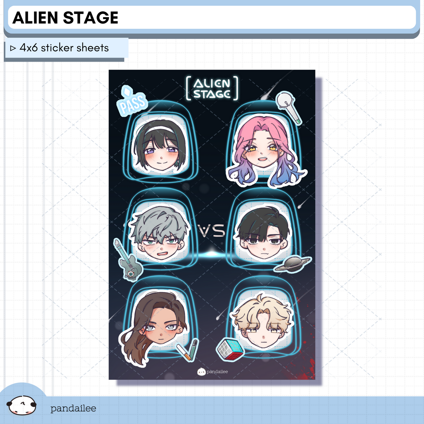 Sticker Sheet┊Alien Stage
