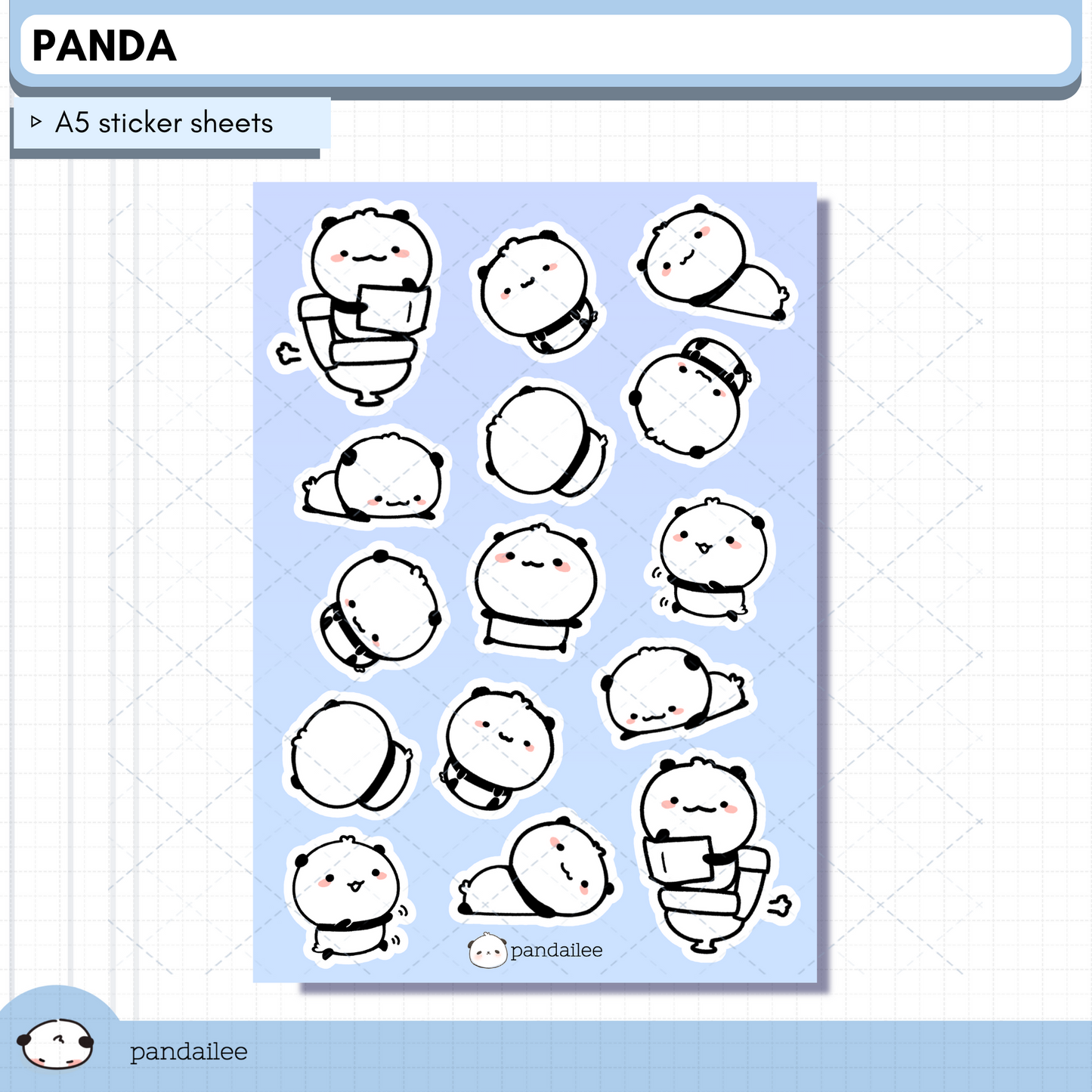 Sticker Sheet┊Panda