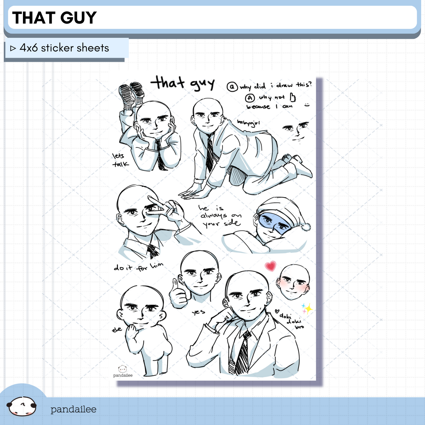 Sticker Sheet┊That Guy