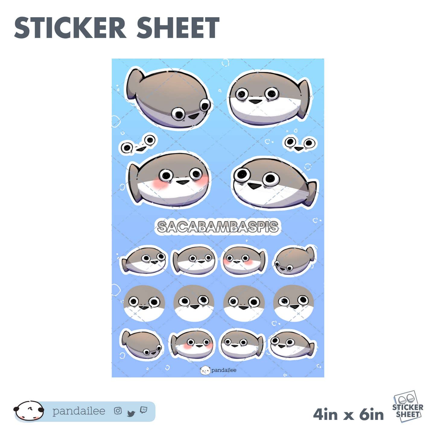 Sticker Sheet┊Sacabambaspis