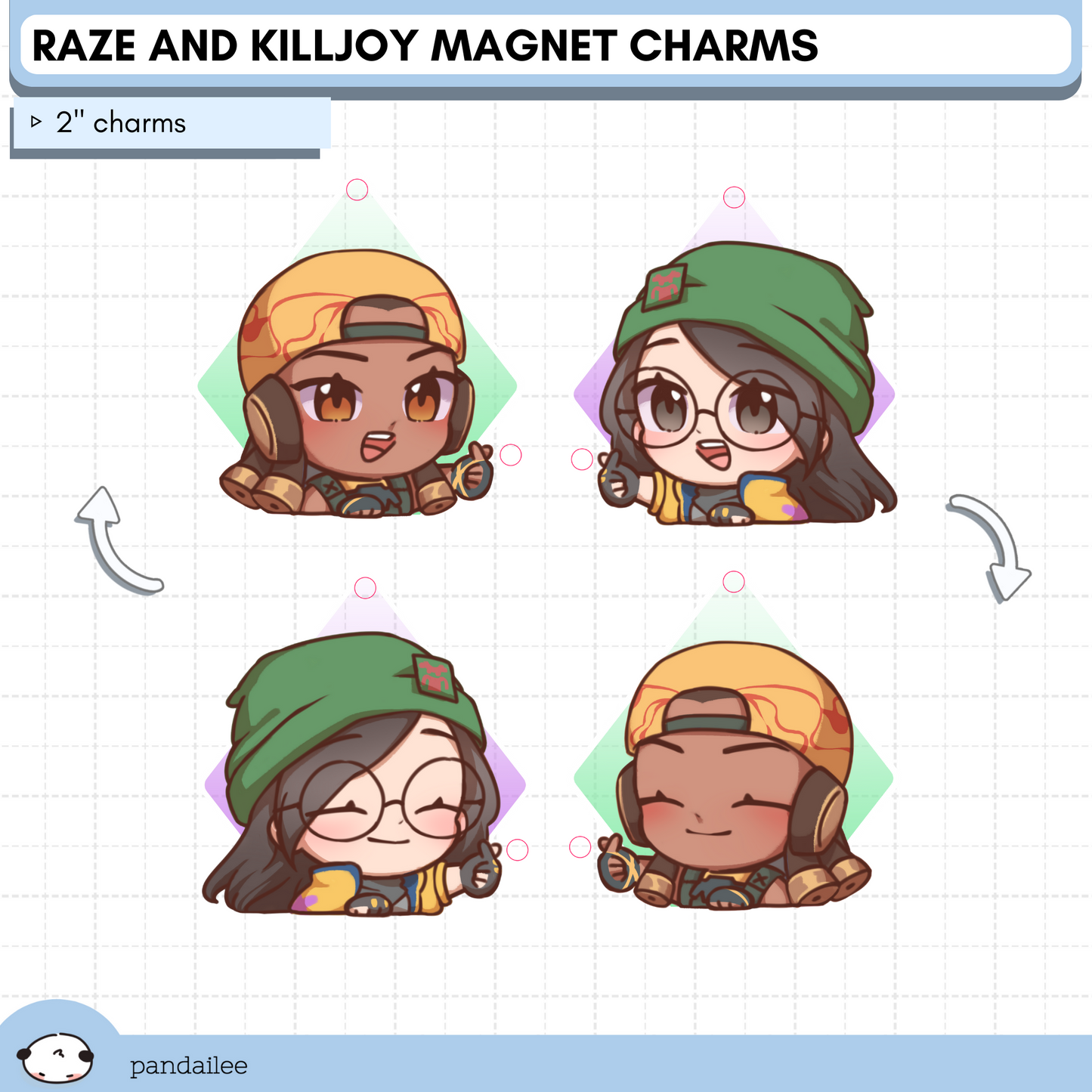 Charms┊Raze + Killjoy Magnet