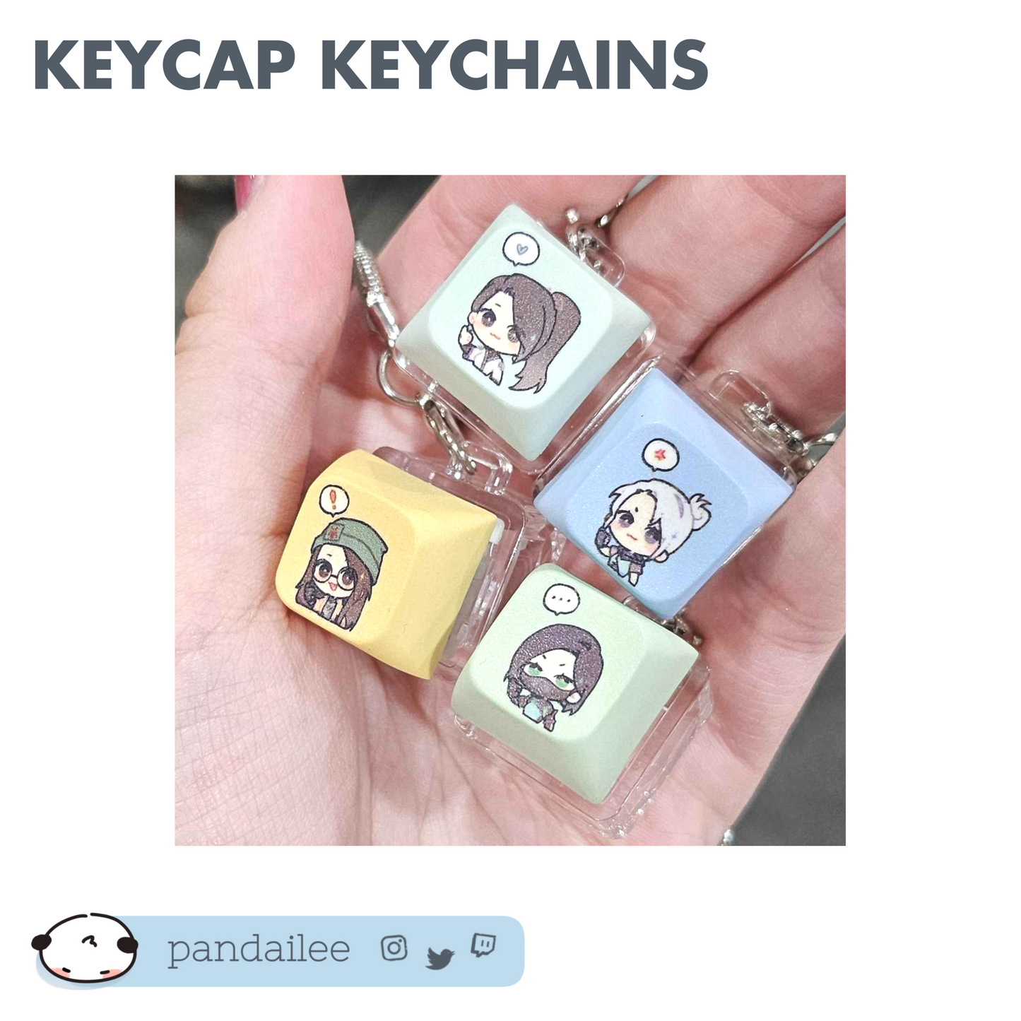 Keycap Keychains┊Valorant