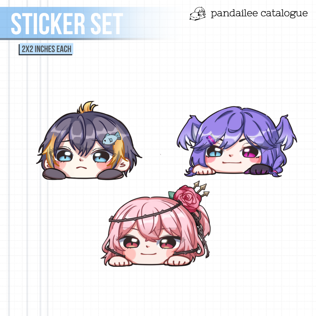Sticker SetâObsydia Peekers