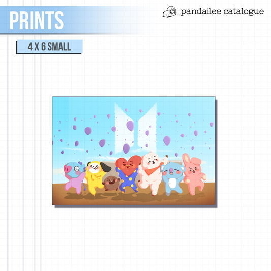 Prints ◦ Small┊BT21 - Permission to Dance