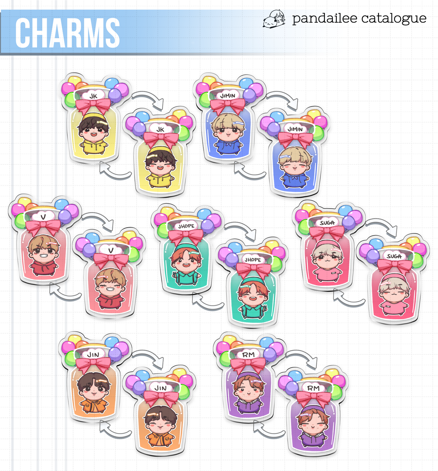 CharmsâBTS 4th Muster Jars