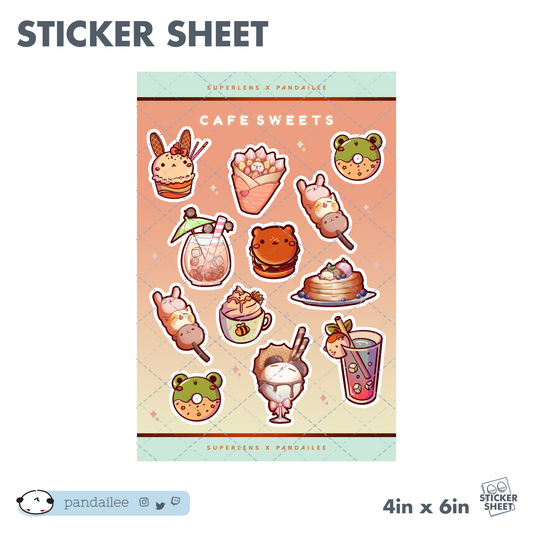 Sticker Sheet┊Cafe Sweets