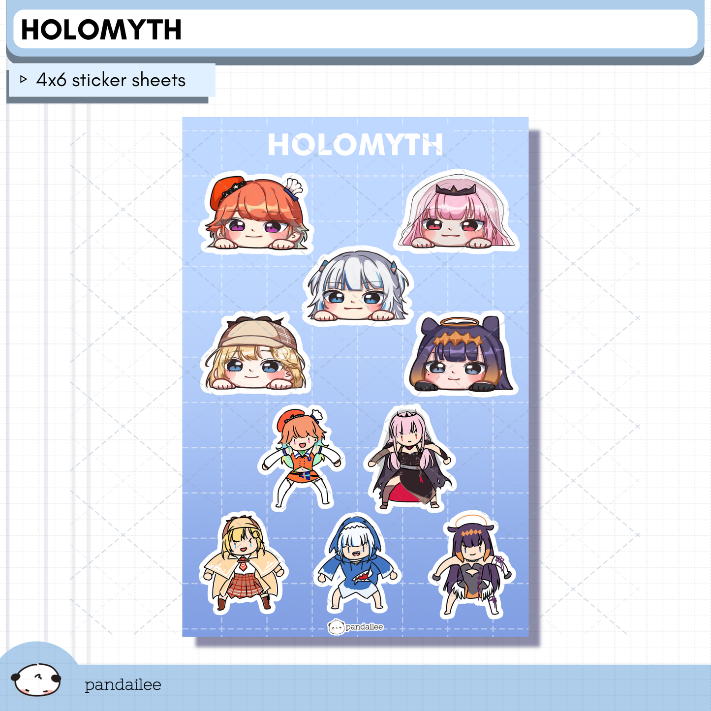 Sticker Sheet┊Holomyth