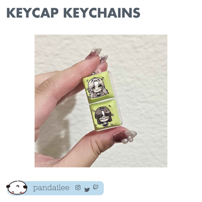 Keycap Keychains┊Green Gays (The guy she was interested in wasn't a guy at all)