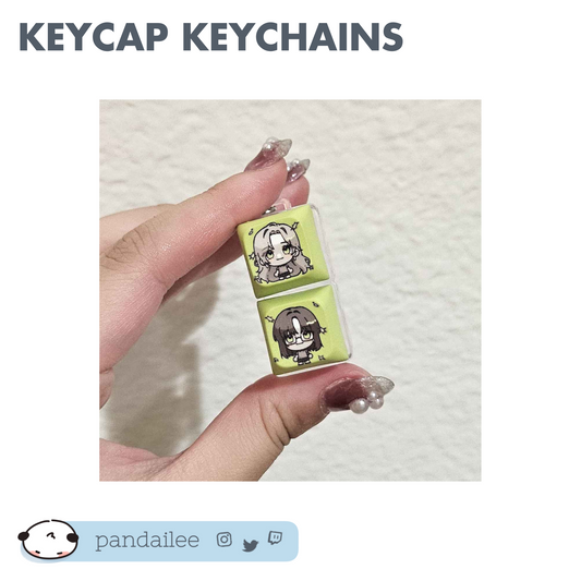 Keycap Keychains┊Green Gays