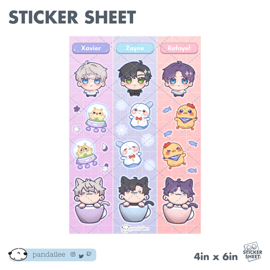 Sticker Sheet┊LADS Strips