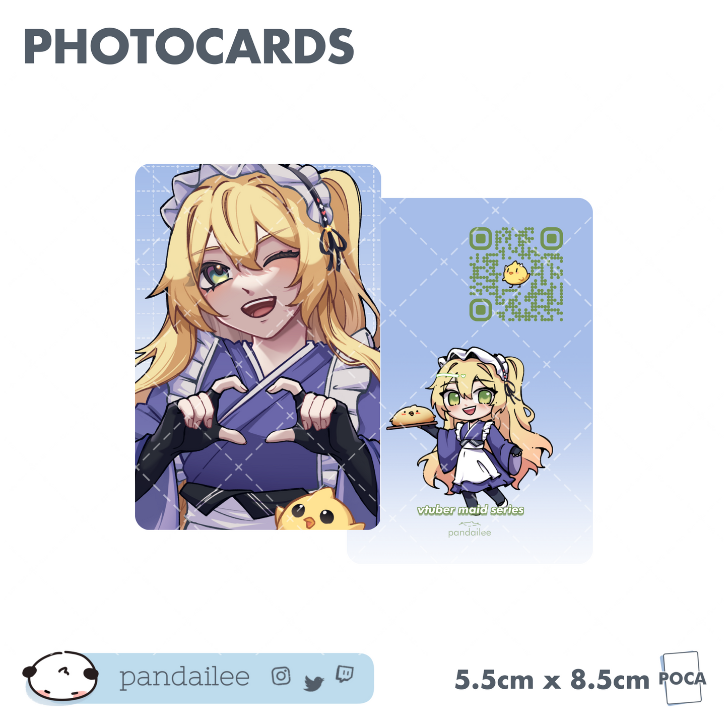 Photocards┊Maid Dokibird