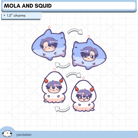 Charms┊ORV Mola and Squid [PREORDERS]