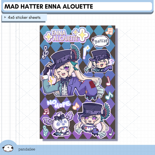 Sticker Sheet┊Mad Hatter Enna Alouette