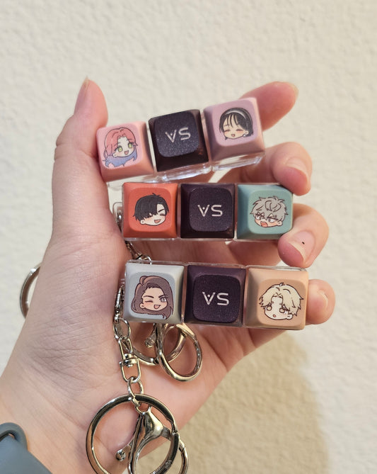 Keycap Keychains┊Alien Stage