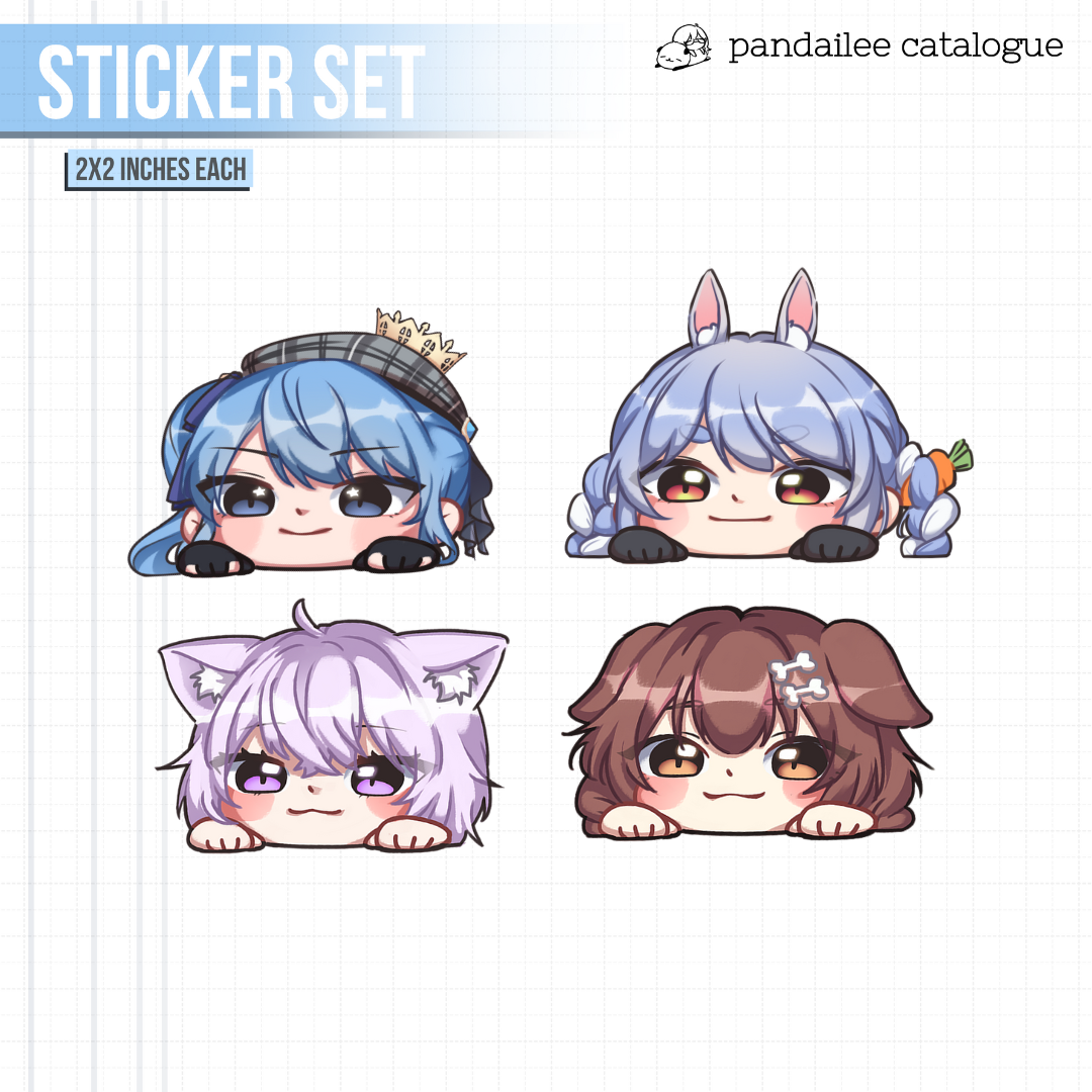 Sticker Set┊Hololive JP Peekers