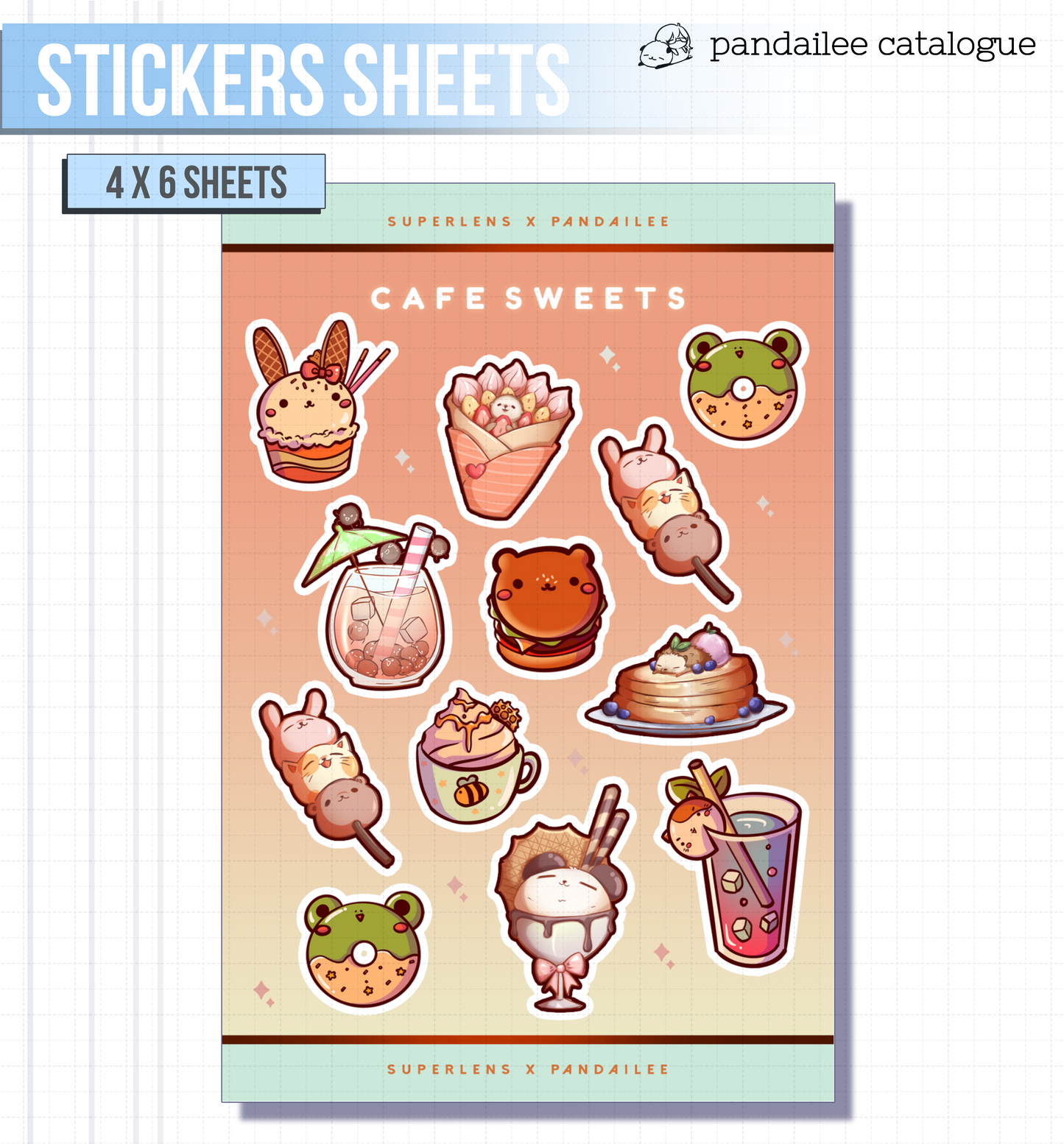 Sticker Sheet┊Cafe Sweets