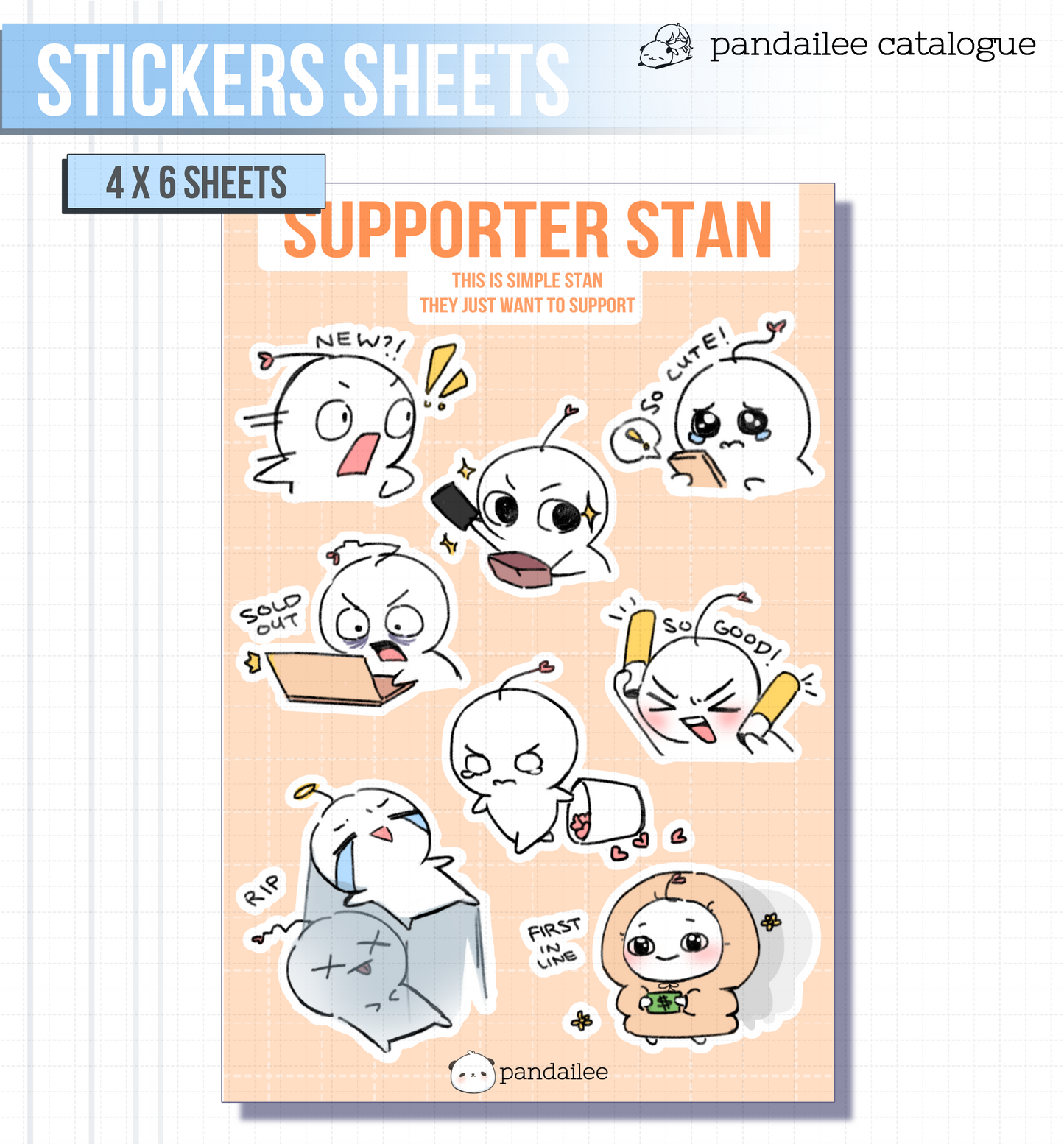 Sticker Sheet┊Supporter Stan