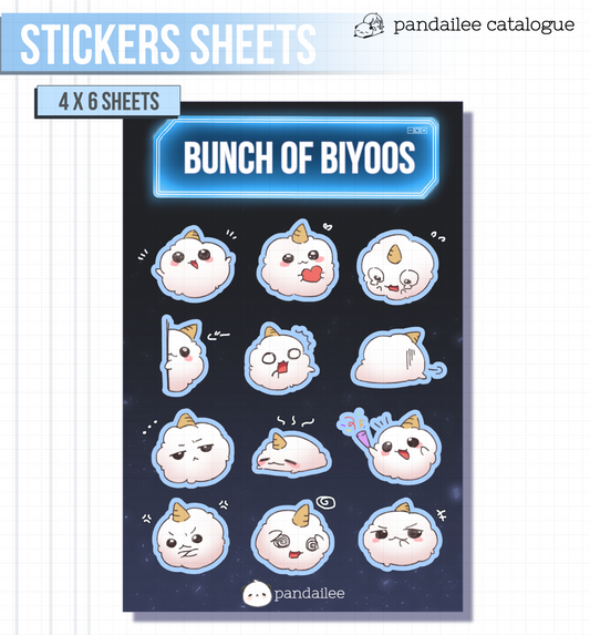 Sticker Sheet┊Bunch of Biyoos
