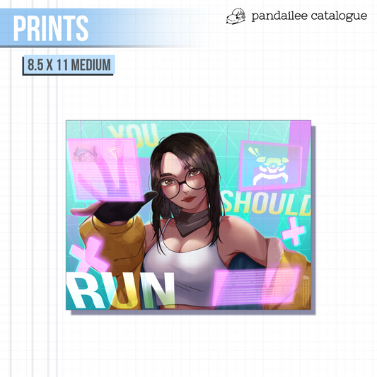 Prints ◦ Medium┊Killjoy - You Should Run